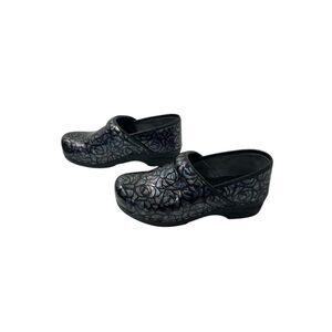 Dansko Pro XP Clogs Night Rose Patent Leather Nursing Teacher Size 7.5/38